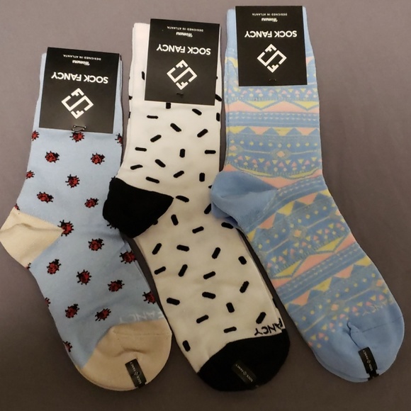 6 pair of sock fancy nwt women high quality socks - Picture 2 of 3